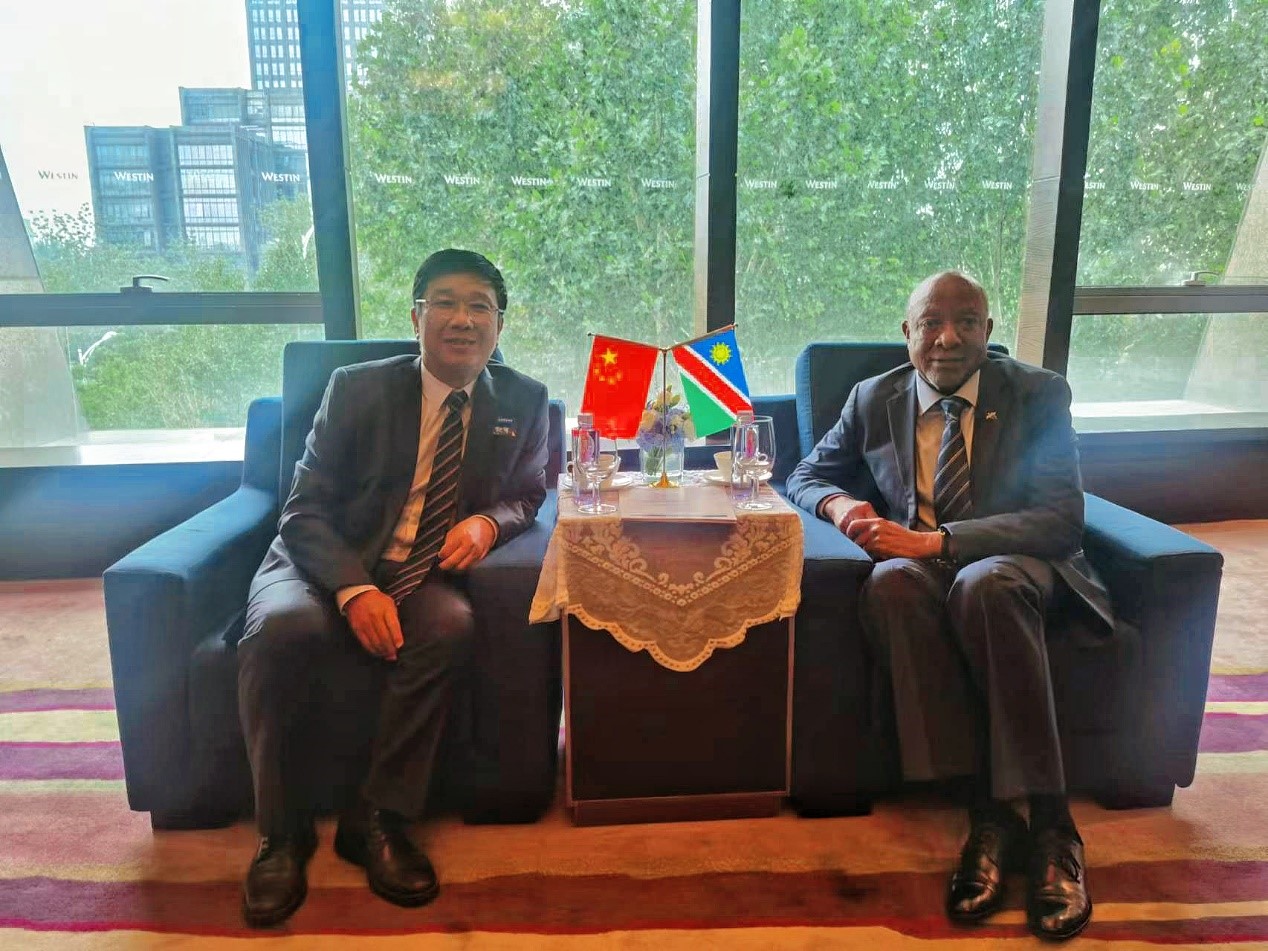 中非合作论坛期间yy易游资源 董事长王平卫拜会三国总统