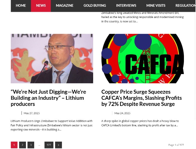 yy易游资源比基塔矿业总经理宫学东受邀参加 2025年津巴布韦矿业商会年度矿业会议